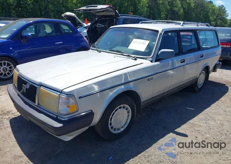 1989 Volvo 245 Dl/Gl из США, поврежденный, VIN YV1AX8852K1834731